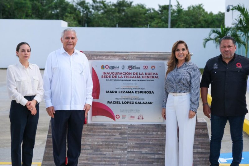 Entrega Mara Lezama edificio de la FGE para transformar la procuración de justicia de los quintanarroenses