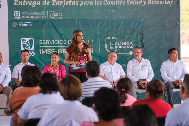 Gobernadora Mara Lezama entrega recursos del Programa Federal “La Clínica es Nuestra” a Comités de Salud de Benito Juárez
