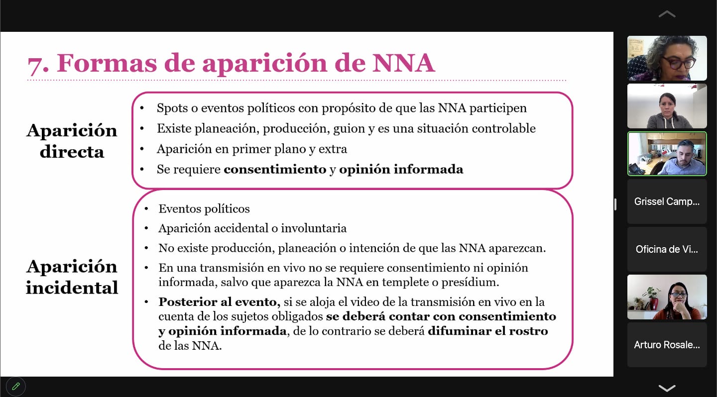Secretaría Ejecutiva del SIPINNA exhorta a aspirantes a un cargo de elección popular a escuchar propuestas de niñas, niños y adolescentes