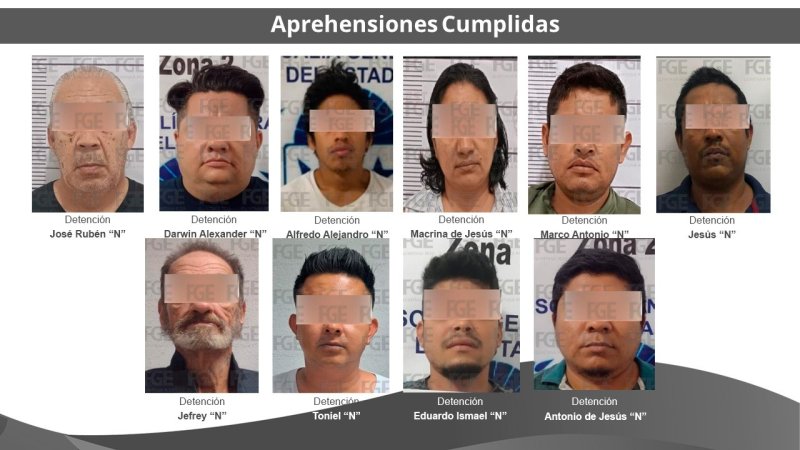 Abre FGE mil 99 carpetas de investigación y cumplimenta 23 órdenes de aprehensión y nueve cateos del 11 al 17 de marzo
