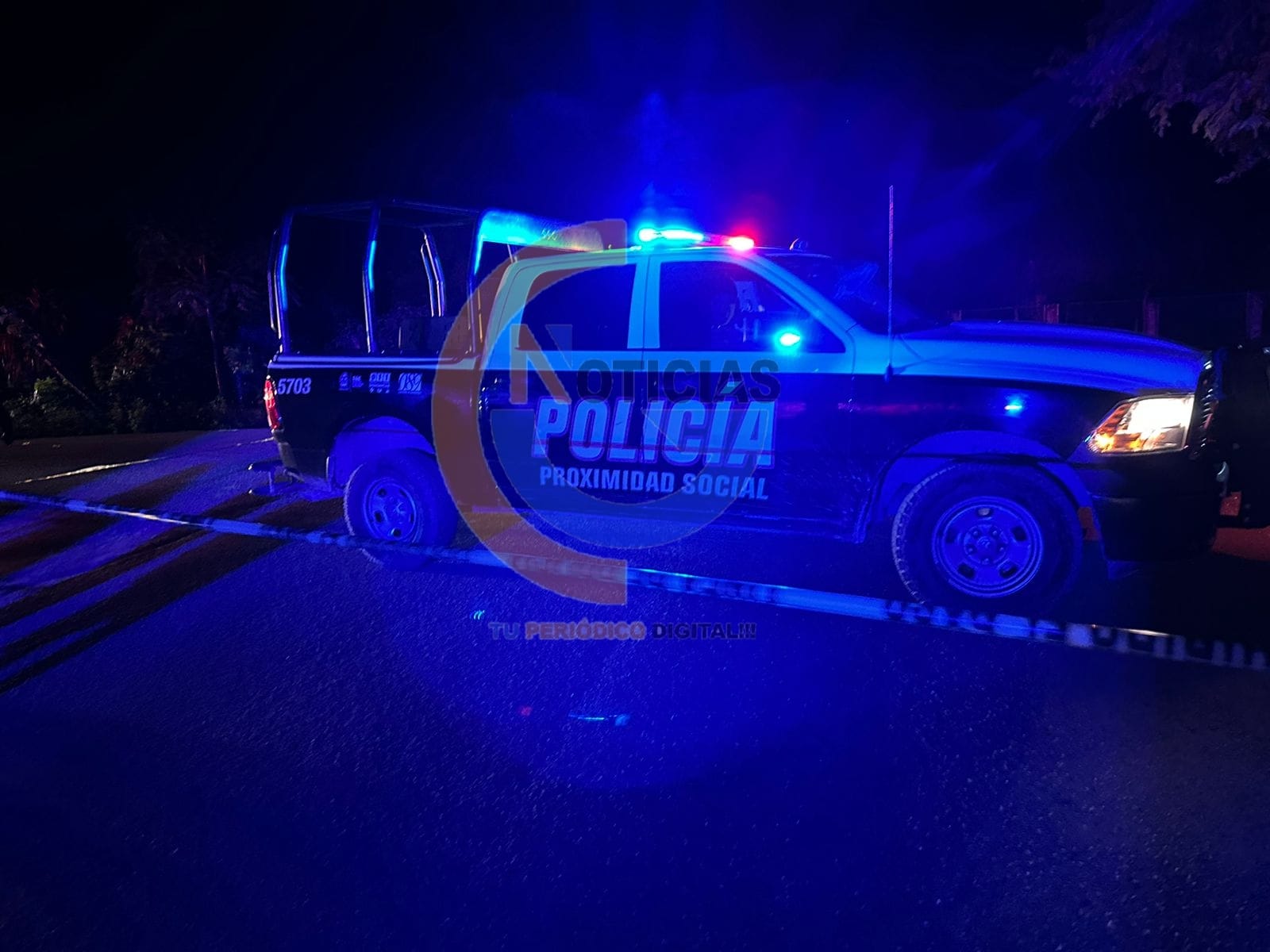 Un hombre pierde la vida por proyectiles de arma sobre la avenida Cancun que corresponde a la colonia el pedregal