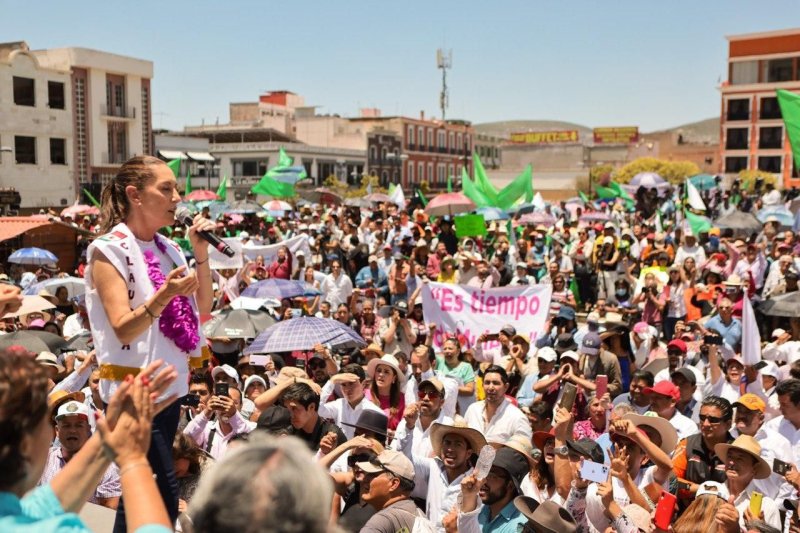 El pueblo de México no quiere la regresión, quiere la continuidad de la 4T: Claudia Sheinbaum en su visita a Pachuca