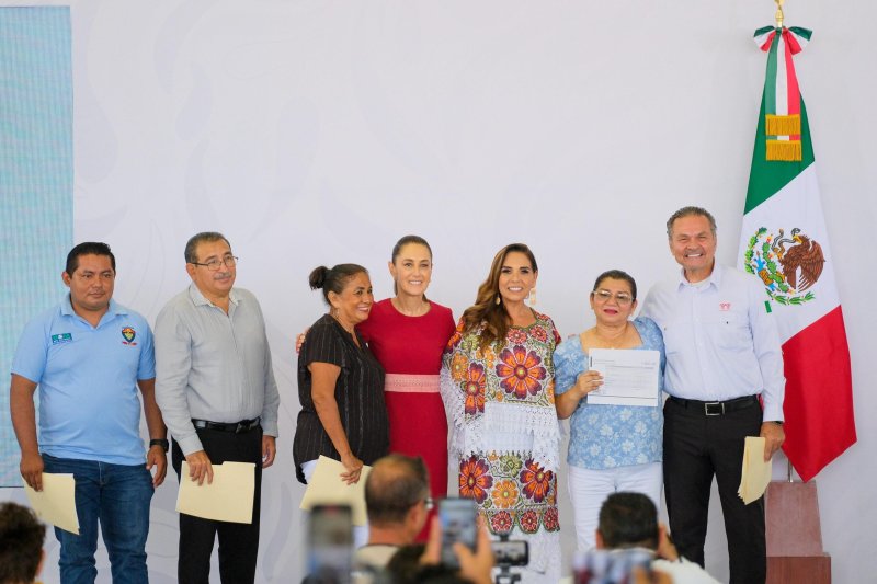 Mara Lezama reconoce respaldo de Claudia Sheinbaum al crecimiento económico, social y avance en materia de seguridad en Quintana Roo