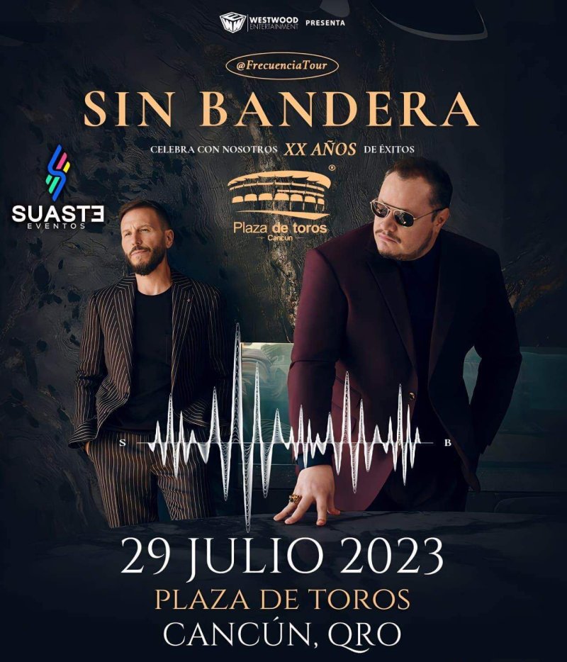 📣Atención ….Sin Bandera pondrá a suspirar 💗a todos los cancunenses ‼️