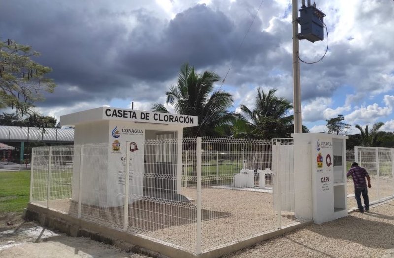 Amplían el sistema de abastecimiento de agua potable de la localidad de Emiliano Zapata en Felipe Carrillo Puerto