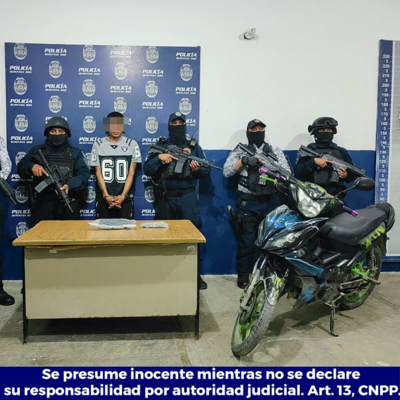Operativo del Grupo Coordinado de Vigilancia Aérea y Terrestre de la Secretaría de Seguridad Pública del estado de Quintana Roo, en el municipio de Felipe Carrillo Puerto.