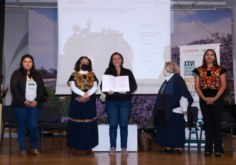 Artesana quintanarroense obtiene el primer lugar en el XXVI Concurso Nacional de Nacimientos Mexicanos 2022
