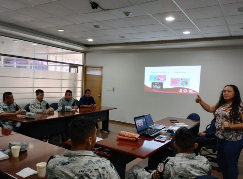 IQM capacita a personal de la Guardia Nacional en prevención y atención de las violencias hacia las mujeres