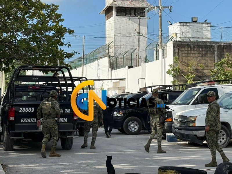 Fiscalía del Estado, el Ejército Mexicano, la Secretaría de la Defensa Nacional (Sedena) y la Guardia Nacional realizaron esta mañana una inspección sorpresa en el Centro de Reinserción Social (CERESO