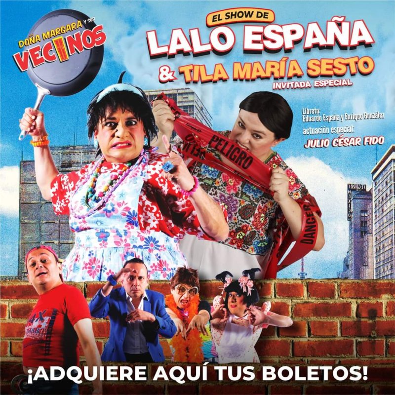 😁Llega a Cancún el Show de @laloespanaoficial comediante quien con su famoso personaje de #DoñaMargaraFrancisca y te hará reír y disfrutar de sus chistes, monólogos e imitaciones, teniendo como invitada especial a @tilasesto Tila Maria Sesto .🔥📸
