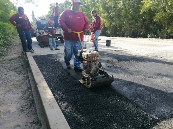 Se realizan mantenimiento de vías alternas y calles secundarias de conexión por obras en blvd Colosio