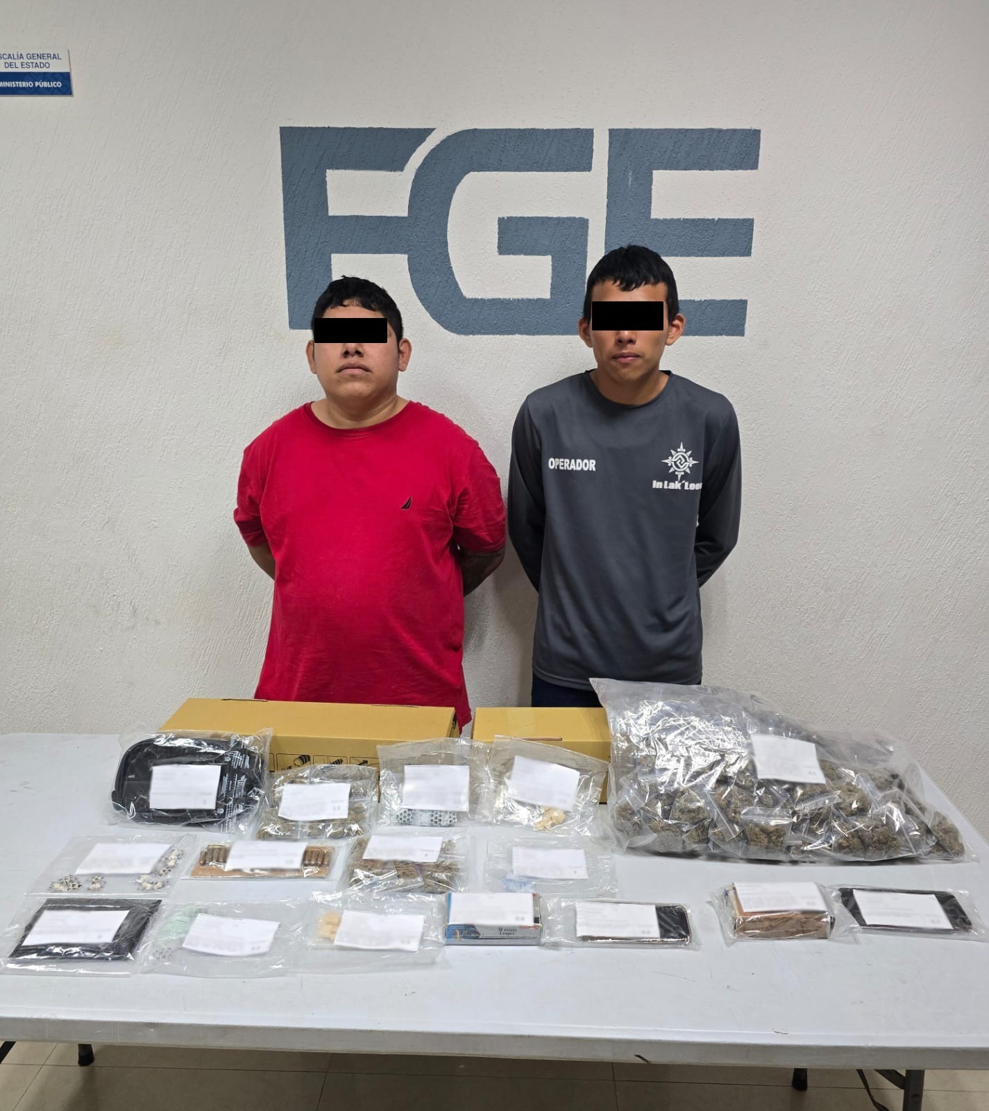 Obtiene FGE de Quintana Roo vinculación para 11 masculinos por delitos contra la salud