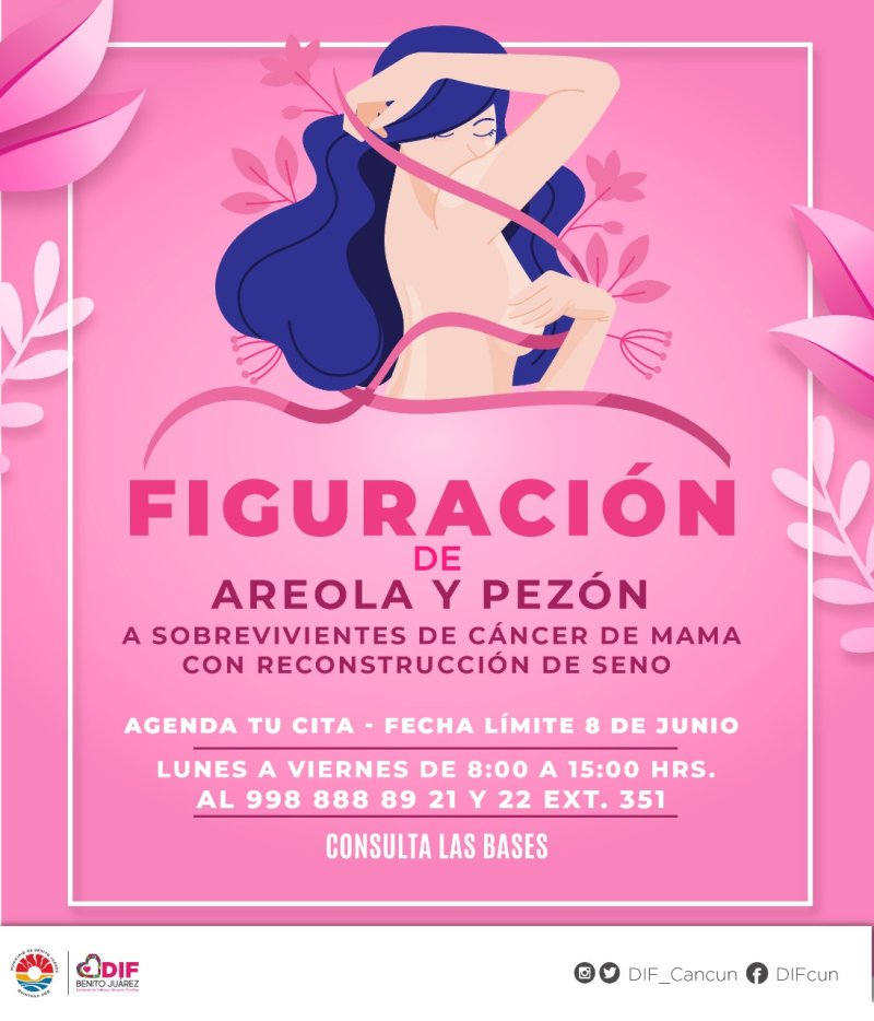 OFRECE DIF MUNICIPAL JORNADA GRATUITA DE TATUAJES PARA SOBREVVIVIENTES DE CÁNCER DE MAMA