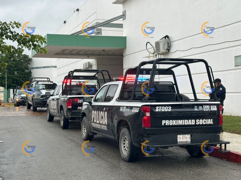 Paciente con herida de bala desata protocolo de seguridad en el Hospital General de Cancún
