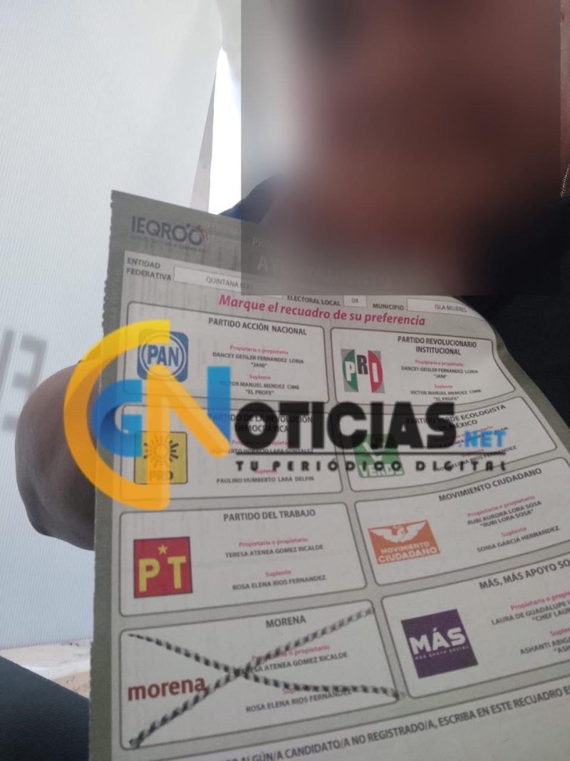 Policías de Isla Mujeres denuncian coerción para votar por Teresa Atenea Gómez Ricalde