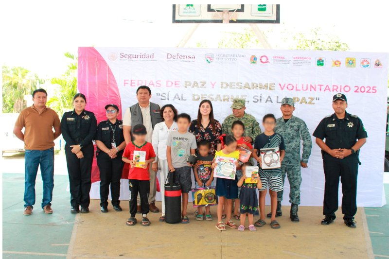 Pone SESESC en marcha Ferias de Paz y Desarme Voluntario en Tulum
