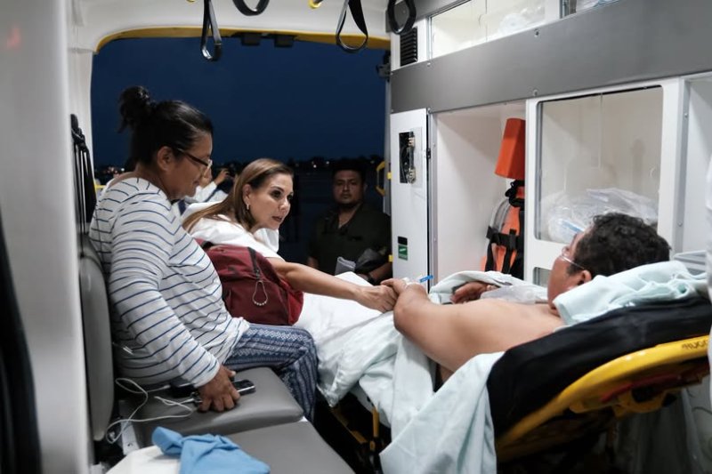 Bombero de Chetumal recibe tratamiento de emergencia cardiaca