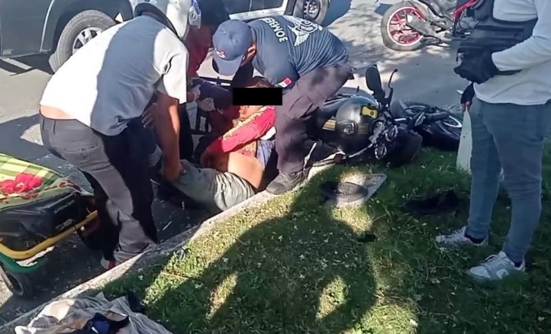 Motociclista gravemente lesionado tras chocar con árbol en Chetumal