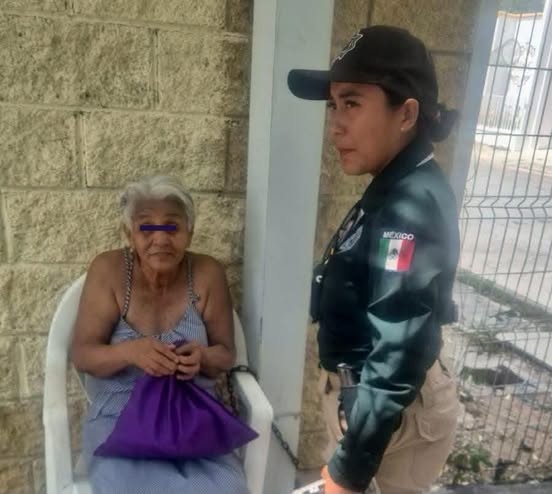 Mujer de tercera edad localizada tras reporte de desaparición en Cancún
