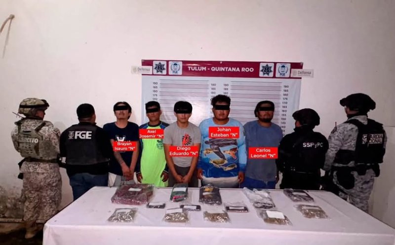 Operativos en cuatro municipios de Q. Roo dejan 21 detenidos y 9 vinculados a proceso