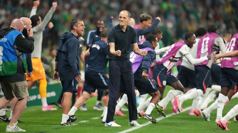 Thomas Tuchel has revealed he wished he had eaten some of the grass after England's memorable FIFA