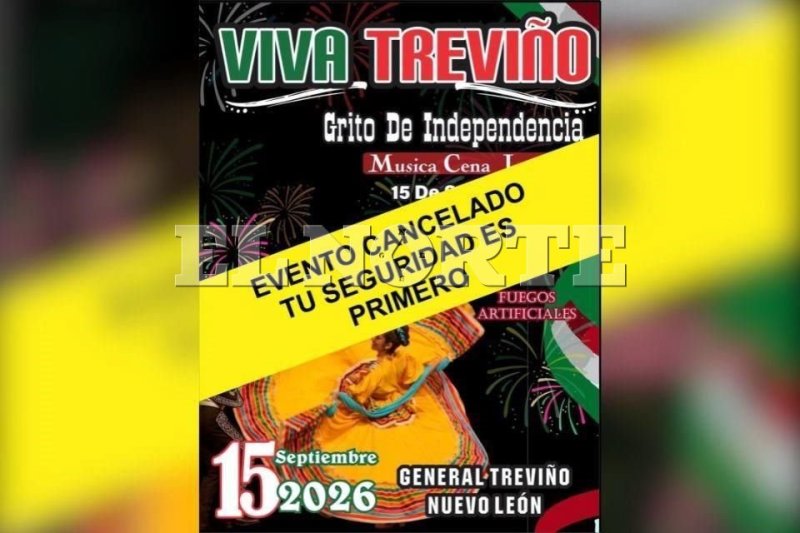 Tras balacera, cancelan el Grito en General Treviño