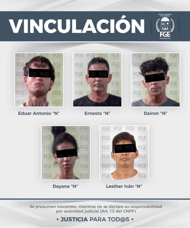 15 personas vinculadas a proceso por narcomenudeo en Quintana Roo