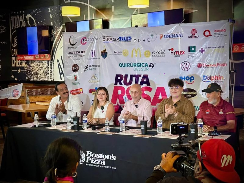 Cancún corre por la causa: se inaugura Ruta Rosa