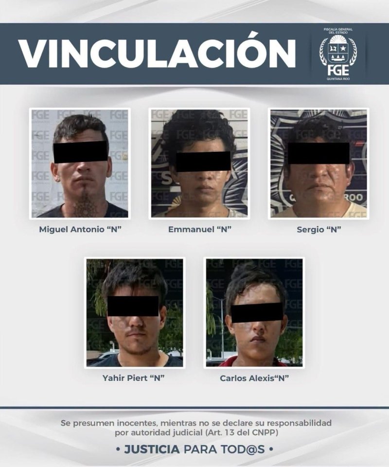 FGE acusa a 15 personas por delitos contra la salud en Benito Juárez